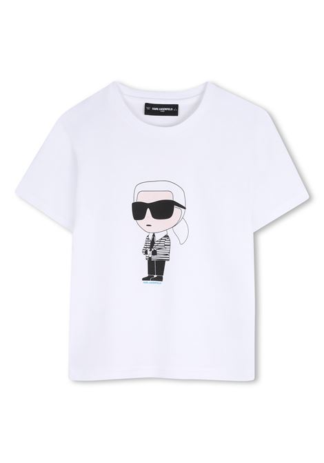 T-shirt con logo KARL LAGERFELD KIDS | Z3109610P
